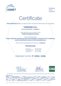 Termoidee ISO 9001-2015
